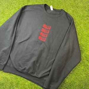 Louis Tomlinson Black Walls Album Crewneck Sweatshirt Size L